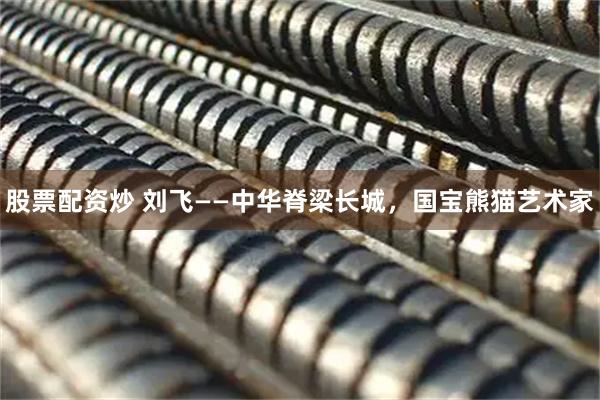 股票配资炒 刘飞——中华脊梁长城，国宝熊猫艺术家